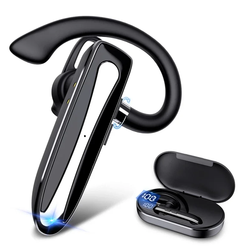 Enhanced Noise-Cancelling Wireless Bluetooth Headphones with Microphone for Handsfree Talking and Driving