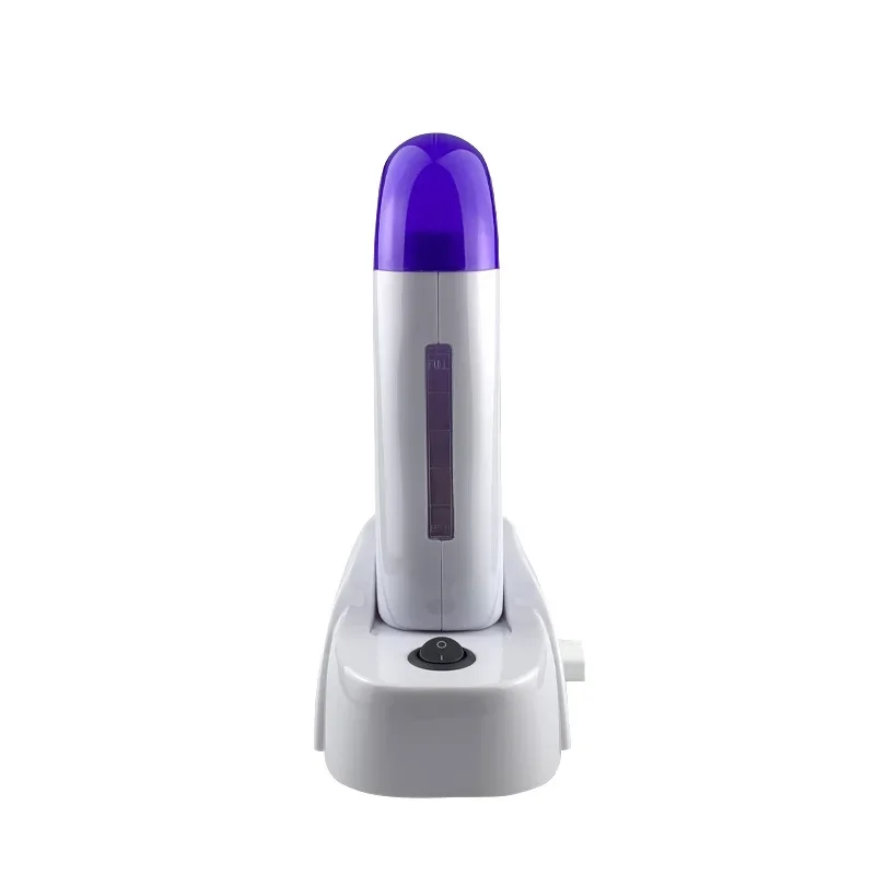 Single Depilatory Heater Roll On Wax Warmer Refillable Wax Cartridge Wax-melt Machine with Base Skin Care Tool Hair Removal