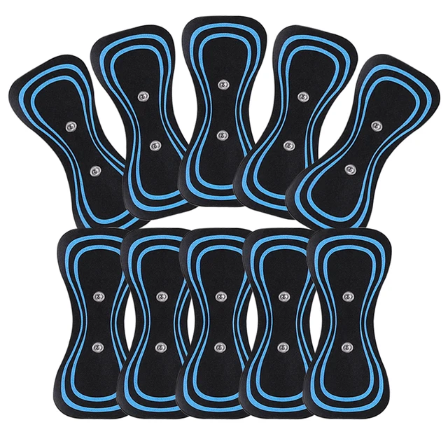 EMS Neck Massager Electrode Pads TENS Muscle Stimulator Gel Patch Accessories Trainer Exerciser Replacement Stickers for Health