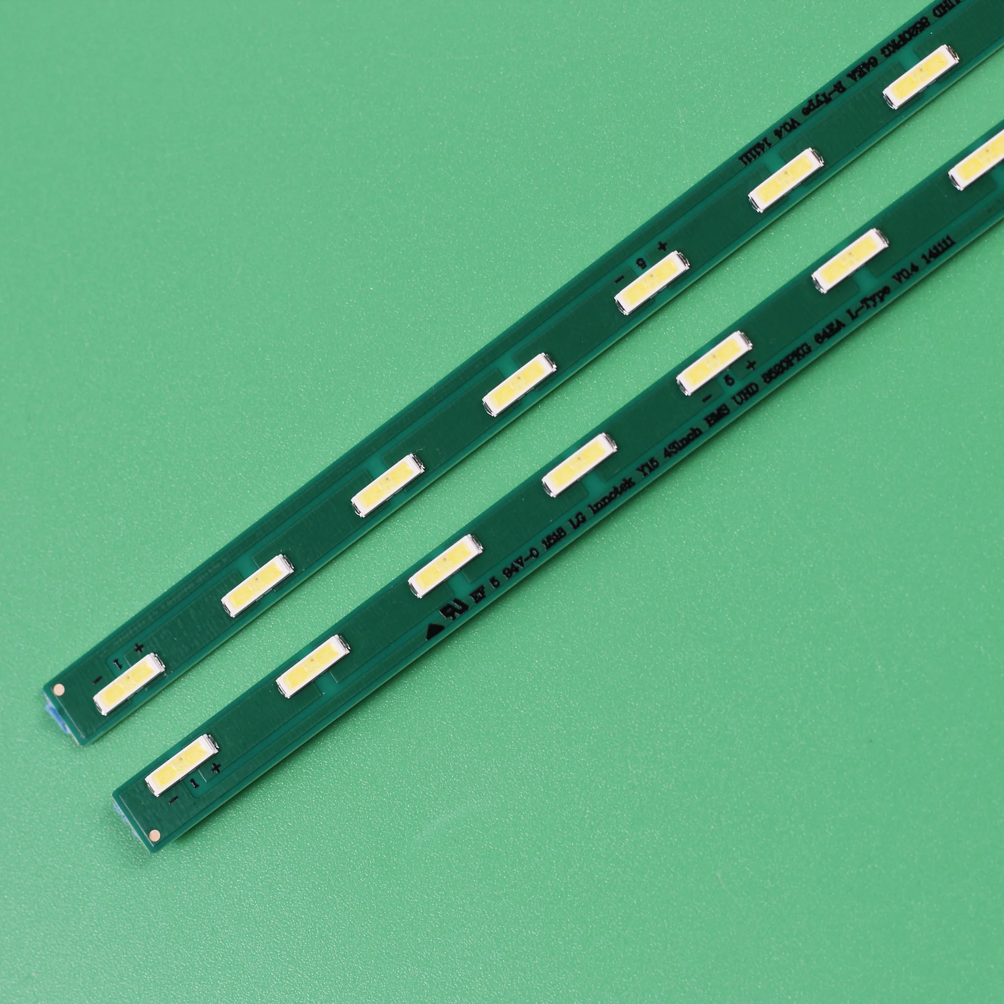 Tira de Luz de Fundo Led para lg Y15 43 Bms Uhd 8520pkg 64ea l r -tipo V0.4141111 43uf690v 32 Lâmpada 470 mm Unidades por Conjunto - Imagem 4