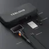 TESLONG TD450S 8.5MM Dual Lens Articulating Borescope 1080P 5 Inch IPS Two Way 360° Steering Endoscope Camera 1.55m Snake Tube 6