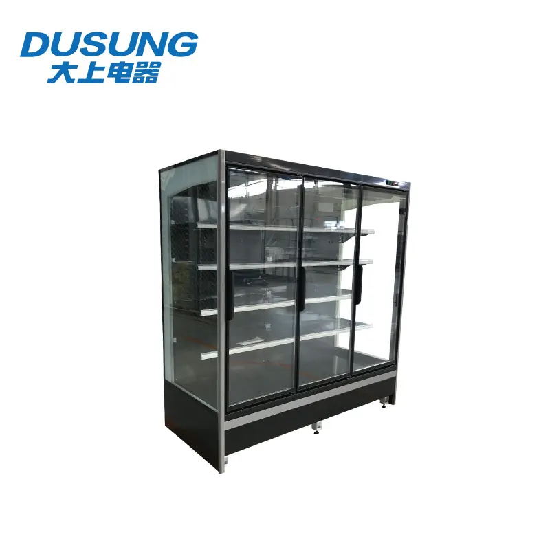Supermarket Commercial Refrigerator Vegetable Fruit Cake Display Chiller - Image 3
