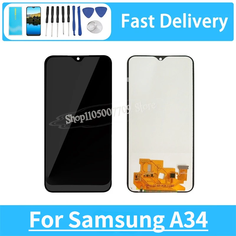 شاشة سامسونج جالكسي A34 الاصلية