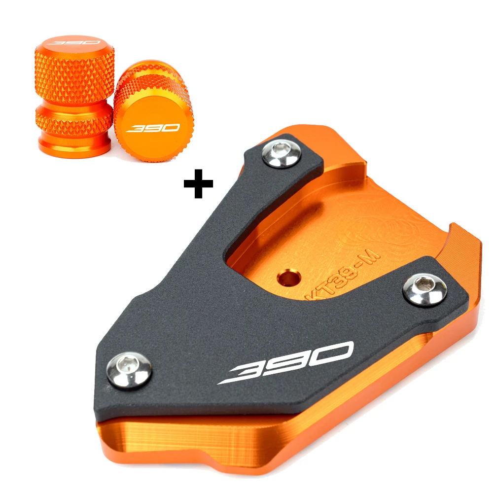 KTM 250 390 어드벤처 250ADVENTURE 390ADVENTURE 250ADV 390ADV 2020-2024 오토바이 킥 스탠드 풋 사이드 스탠드 확대기 패드