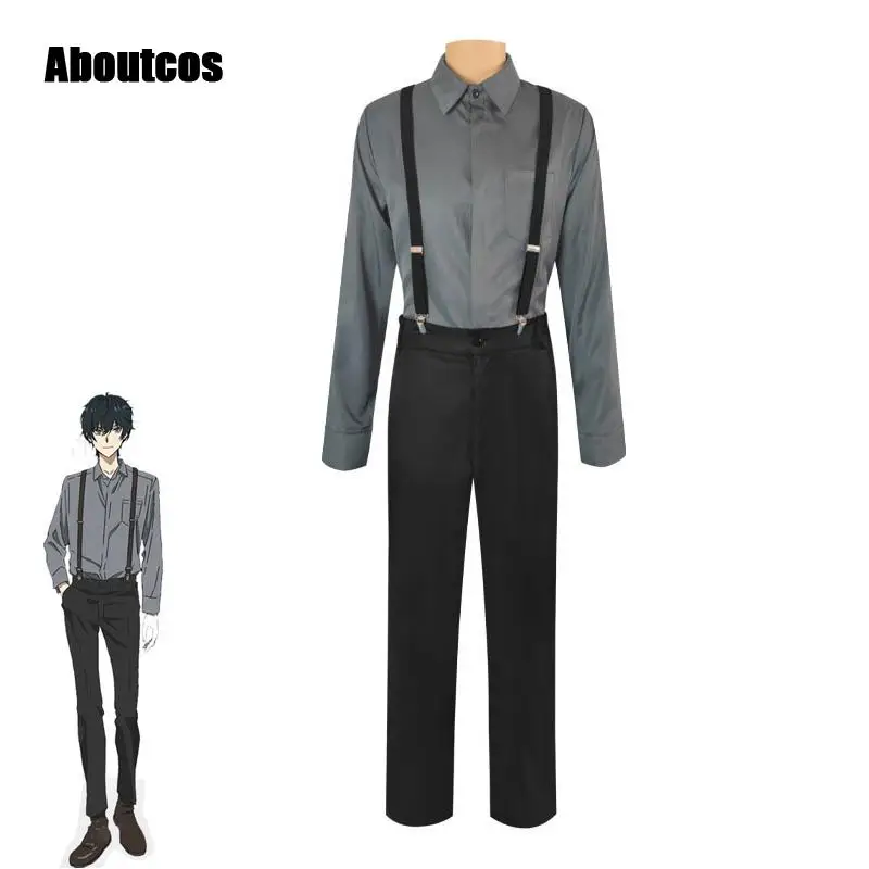 Aboutcos Anime Takt Op. Destiny Takt Asahina Cosplay Shirt Pants Shoulder Straps Cos Anime Men Costume Custom-Made