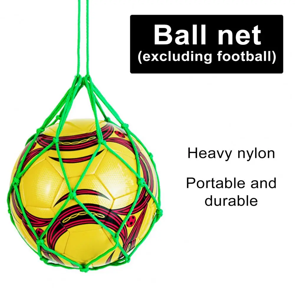 Portable Football Training Tool Soccer Ball Net Kicker Solo Kick Practice Aid for Youth Adults Nylon Mesh Bag with Trainer Net