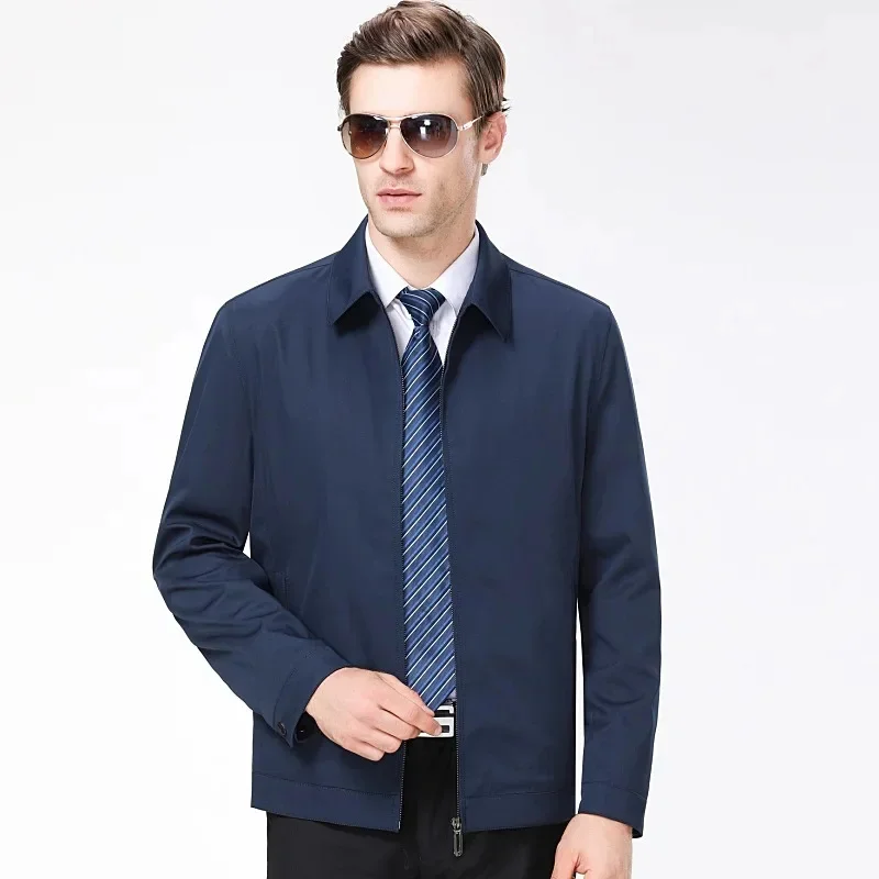 

Spring and Autumn Men Business Casual Lapel Jackets Men's Coat Male Clothing 2024 New In Outwears Chaquetas Hombre FCY4707