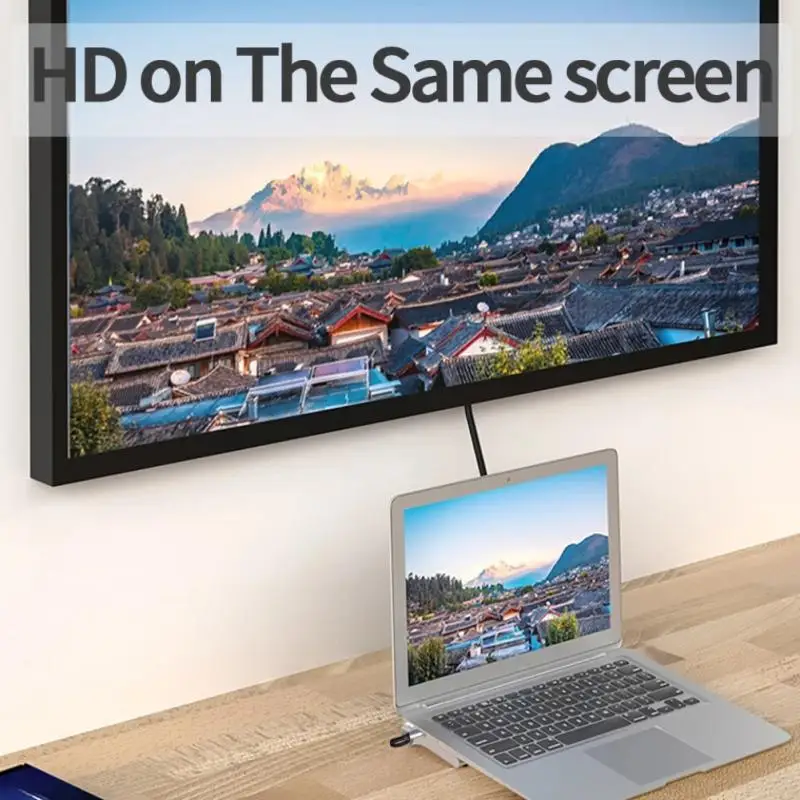 맥북 아이패드 PC 액세서리용 노트북 스탠드, 11 포트 도킹 스테이션, USB 3.0 USB-C 허브, 4K RJ45 VGA PD SD/TF 어댑터