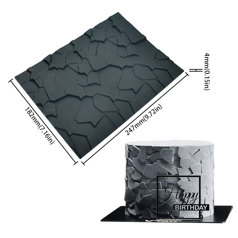 Reusable Silicone Baking Mold for Decorative Pastries and Desserts