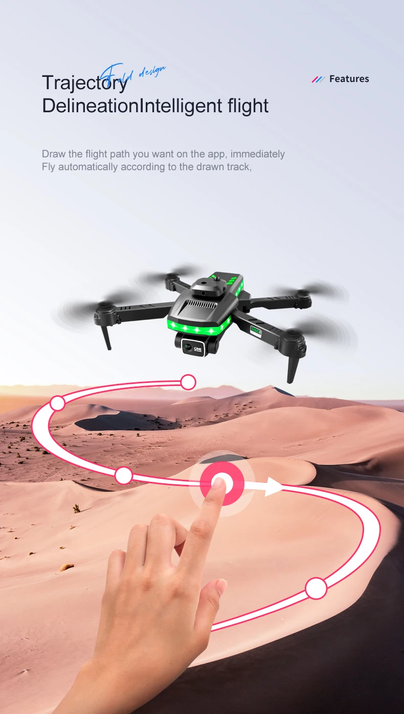 Hermoso Mini Dron Con Cámara Hd S160 De Larga Duración