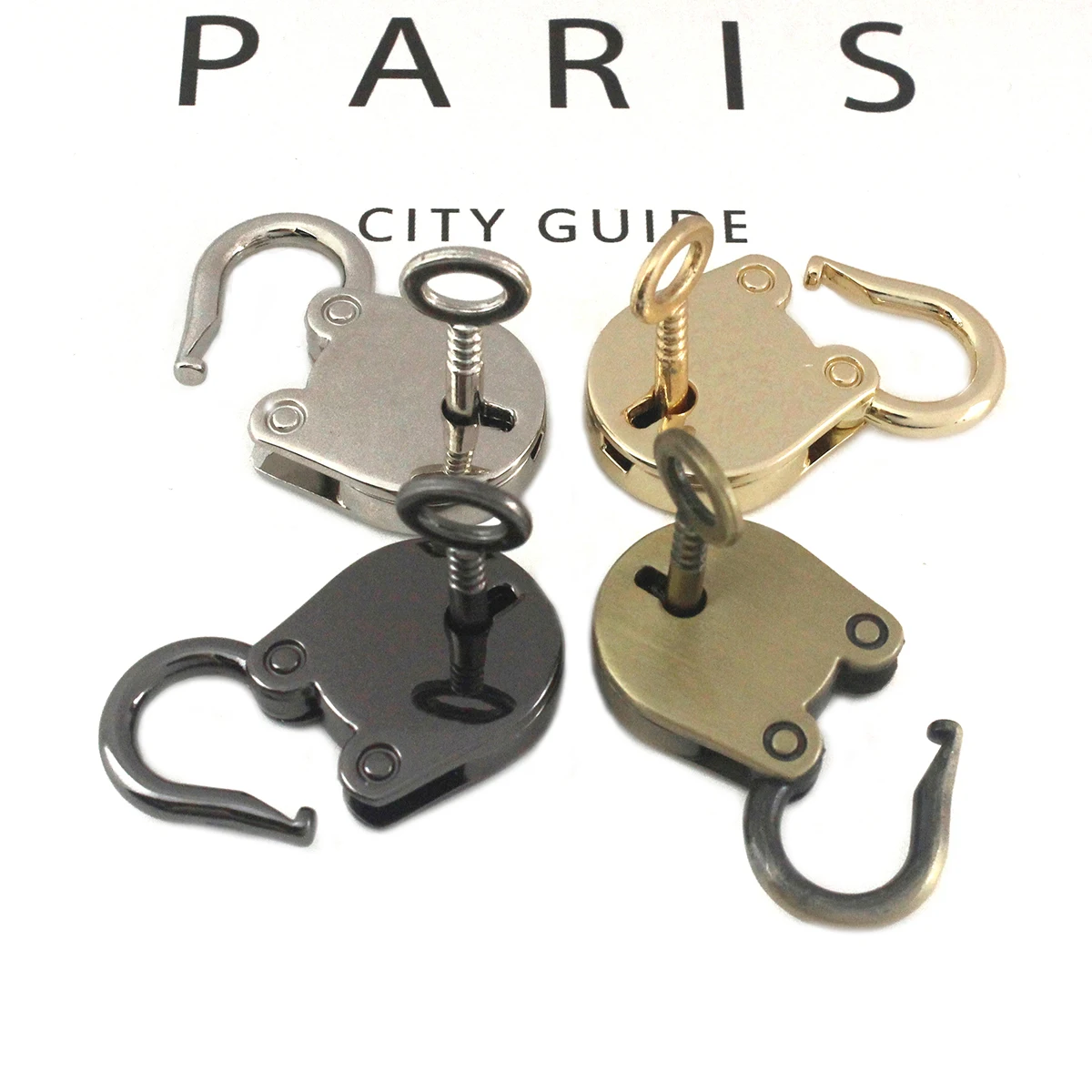 Cadeado de Metal Delicado Cabeça do Gato Estilo Antigo Mini Cadeado com Chave para Viagens Caixa de Jóias Casamento Diário Livro Mala 20 Peças
