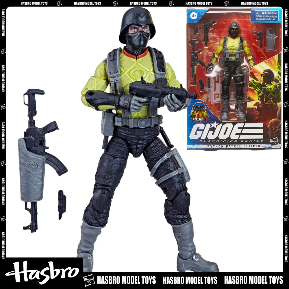 

Original Hasbro G.I. Joe Classified Series Python Patrol Officer 6-inch Action Figure Collectibles Model Toy New Unopened F4758