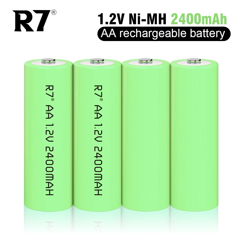 Rechargeable Batteries Brand 100 Capacity 2400mah1.2v Aa