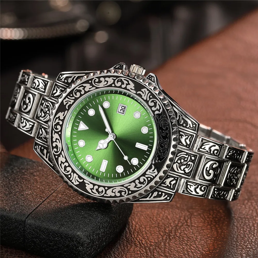 Men's Business Watches Luxury Male Luminous Stainless Steel Quartz Watch with Date Calendar Relogio Masculino