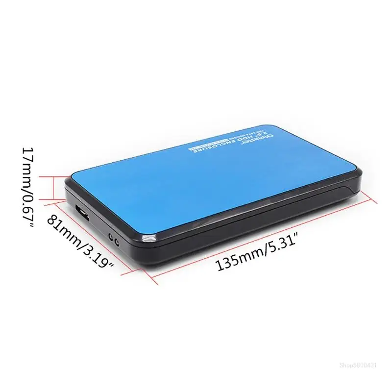 케이스 USB3.0 HDD 하드 드라이브 스토리지용 Olmaster 8TB 외장형 하드 드라이브 인클로저