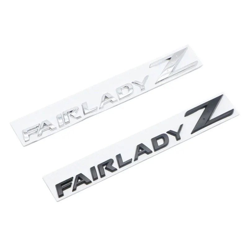 

FAIRLADY Z Letter Badge Car stickers refit Accessories Trunk Fairlady logo for Nissan Z Series Z33 350z 370Z NISMO Body decorate