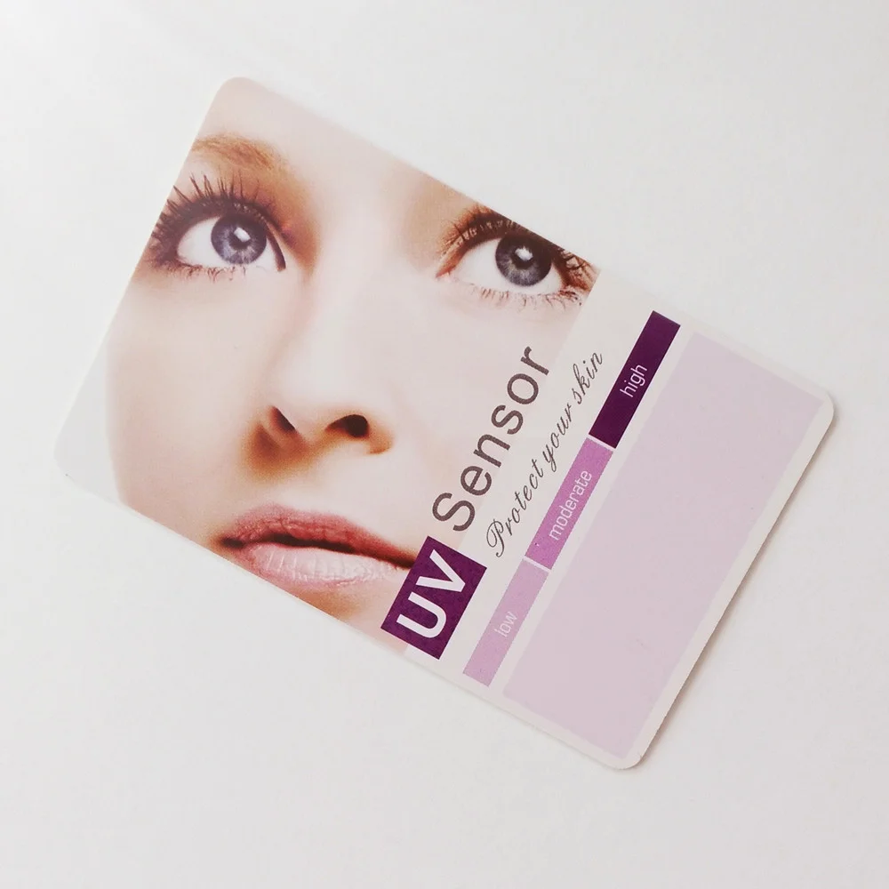 Color-changing Pvc Card Uv Protection Change Color In Sunlight Solar Probe Popular Product Skin Protection Hot Trend Uv Test 5