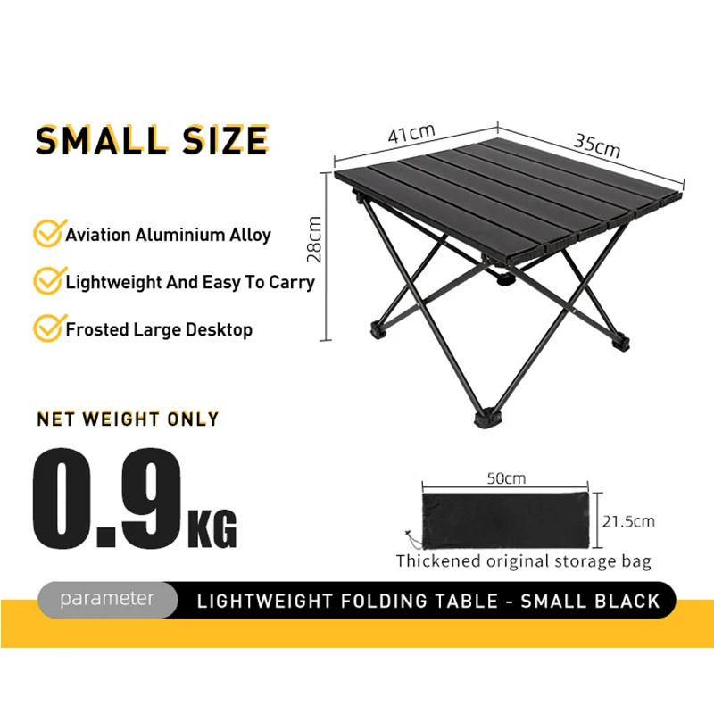المحمولة التخييم طاولة قابلة للطي في الهواء الطلق...