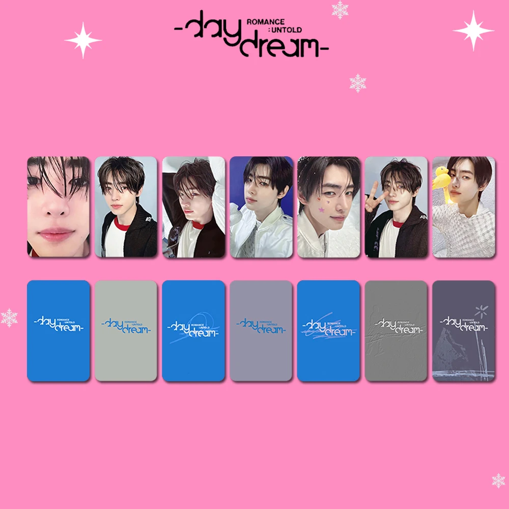 Kpop Boys Idol World Tour Album ROMANCE DAYDREAM NO DOUBT SUNGHOON Lomo Card Photocards Postcards Fans Collection Souvenir Merch