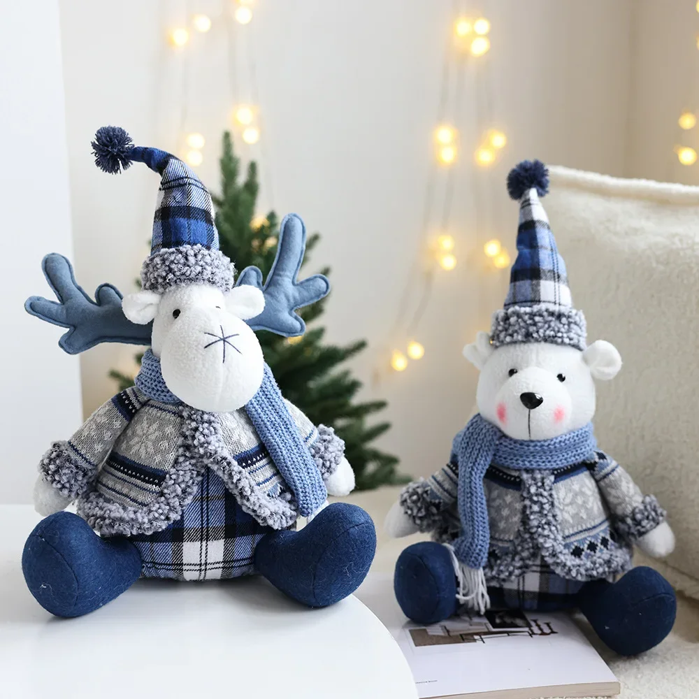 Peluche De Reno Navideño De 28 Cm – Alce De Felpa Con Bufanda Roja, Juguete Suave Y Decorativo Para Árbol De Navidad, Hogar Y Regalos Para Niños