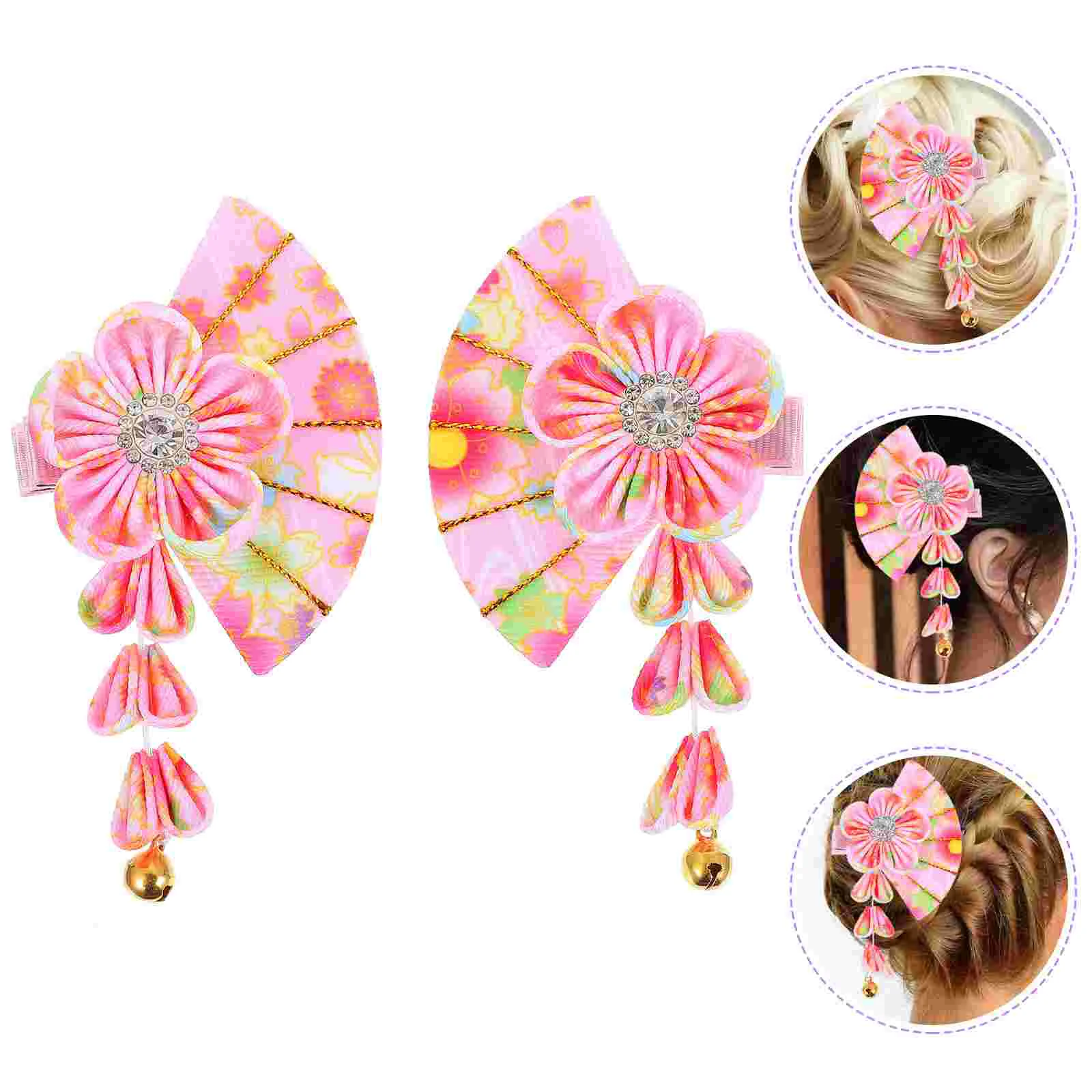 

Hair Japanese Clips Accessories Clip Tassel Kimono Flower Hairpin Headdress Geisha Chinese Rabbit Barrettes Japanese Hairpins