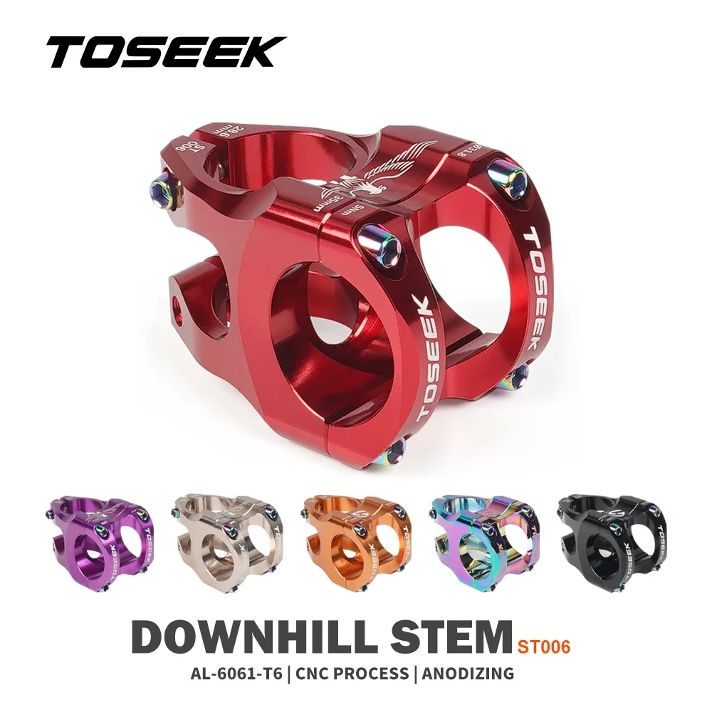 

TOSEEK ST006 MTB Stem Aluminum Alloy Ultralight High-strength Short 35mm MTB Bike Table Power Bicycle MTB Power Bike Stem