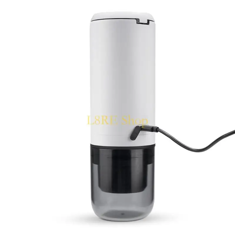 L8RE Portable Espresso Maker 2600mAh Rechargeable Espresso Coffee Maker Plastic Texture Suitable for Travel and Camping