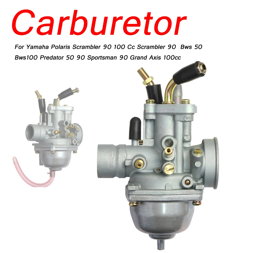 Carburatore Carb Per Yamaha Polaris Scrambler 90 100 Cc Scrambler 90 Bws 50 Bws100 Predator 50 90 Sportsman 90 Grand Axis 100Cc