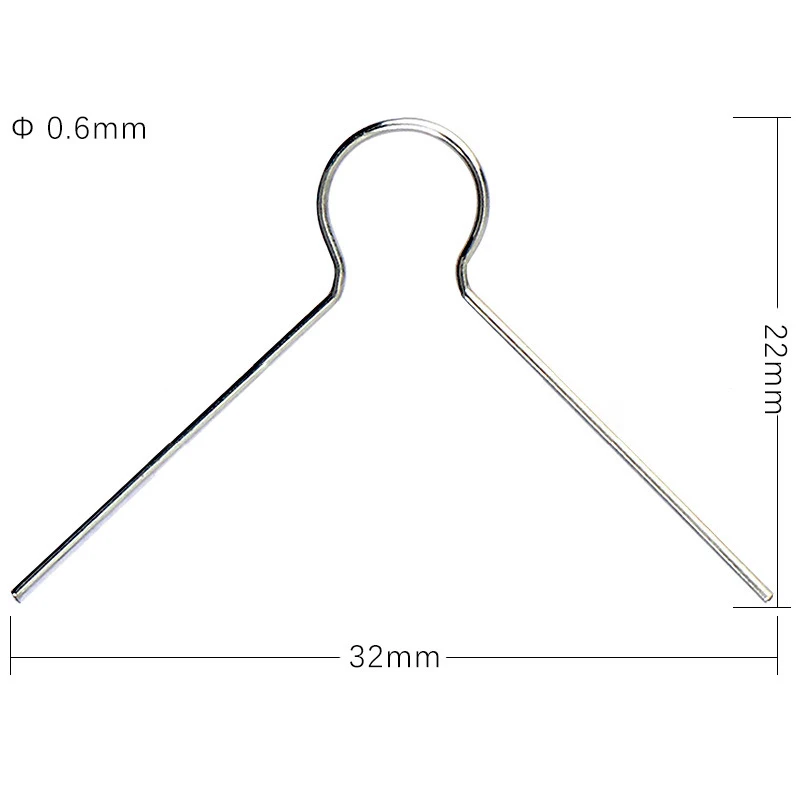 100pcs/lot Round Christmas Metal Hook Spring Wire Hanger Cap 1/2" Round Silver Xmas Porcelain Glass Christmas Ornament Color Egg christmas decorations