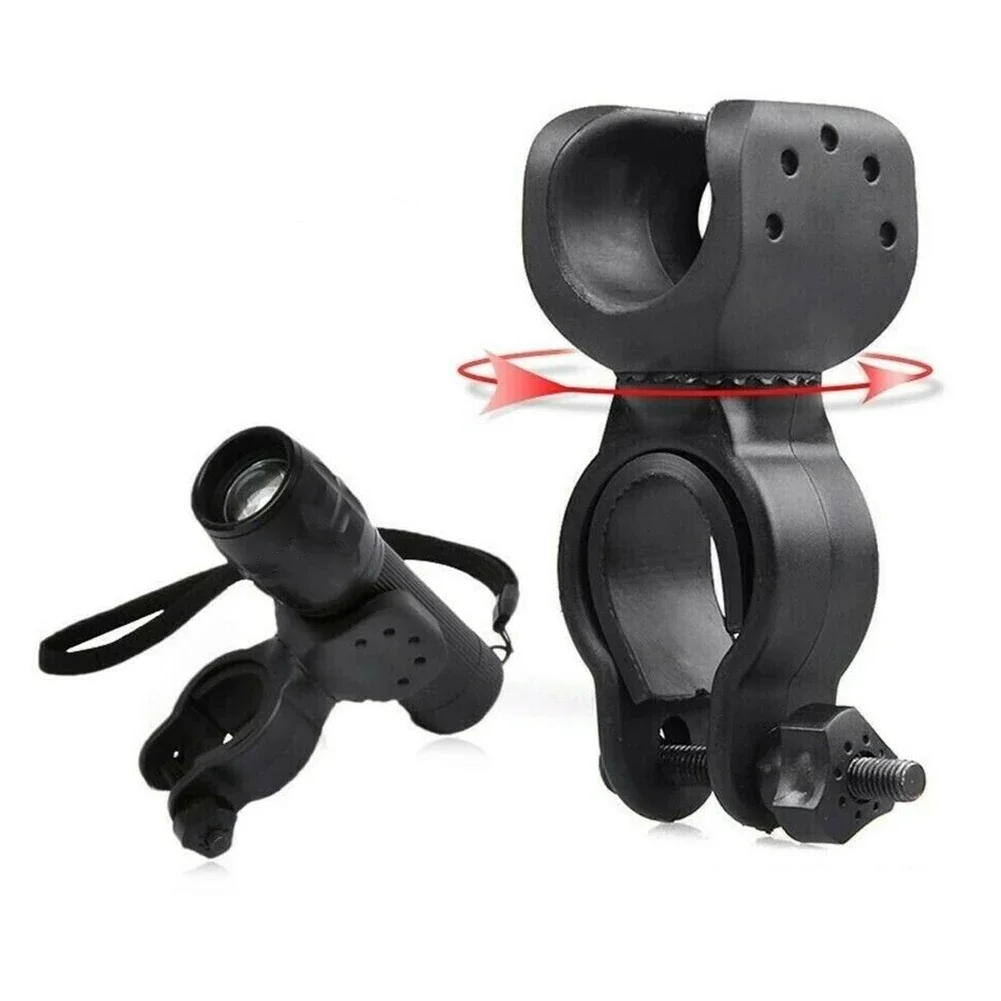 Easy 360 Rotation Bicycle Mount Road Bike Headlight Flash Light Torch Holder Mounting Brackets Headlamp Cycling Parts
