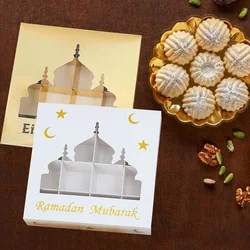 Eid Mubarak Gift Box Cake Candy Box Ramadan Decoration for Home 2024 Islamic Muslim Party Supplies Eid Al-fitr Ramadan Kareem