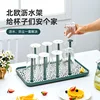 Cup Drying Rack Dust-proof Glass Cup Drainer Holder Stand Detachable Bottle Dish Drying ShelfStorage Tray Kitchen Supplies 3