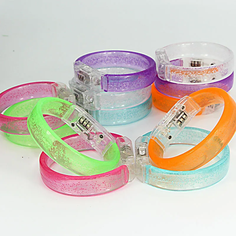 Description Picture 5 of itemLED Light Up Bracelets Personalized Customized Glow Wristband Luminous Bracelet Glow In The Dark Party Supplies for Kids Adults
