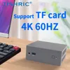 TISHRIC Mini PC 8/16GB DDR4 256/512GB Intel 12th Gen Alder Lake N100 Windows 10 11 Mini PC 4K Desktop Computer Support TF Card 4