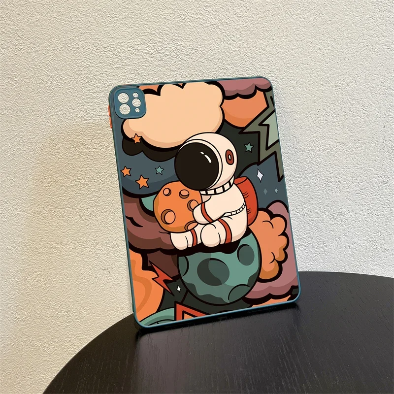Cute Astronauts Capa para Ipad Case para Ipad Pro 11 9th Geração Air Pro 12.9 6th 5th Mini 2023 - Imagem 3
