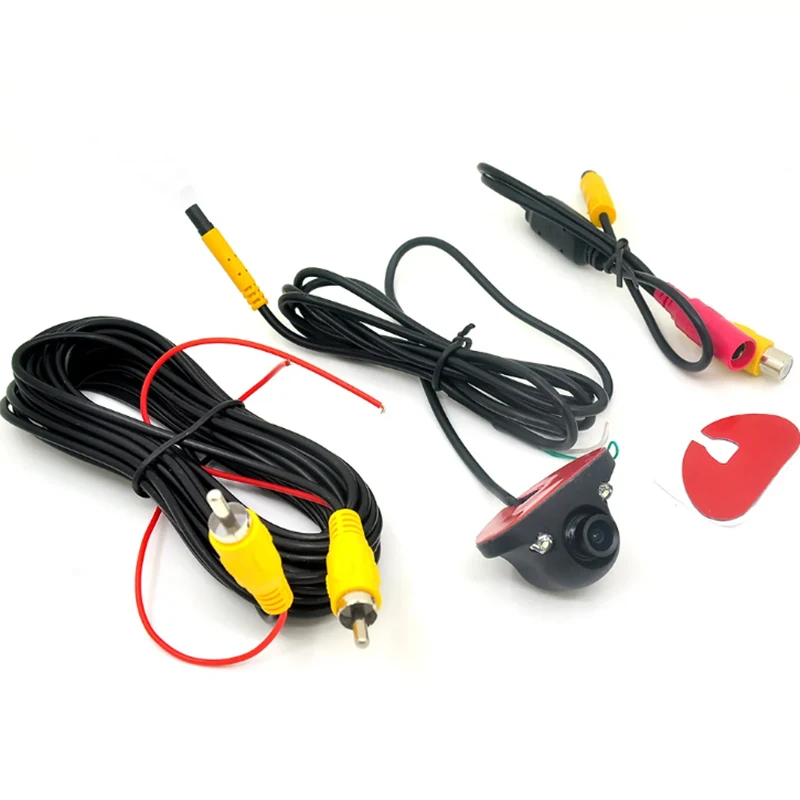 12V 방수 CCD 3089 야간 시야 접착식 4핀 전후방 후방 카메라 블라인드 스팟 자동차 카메라 백업 주차용