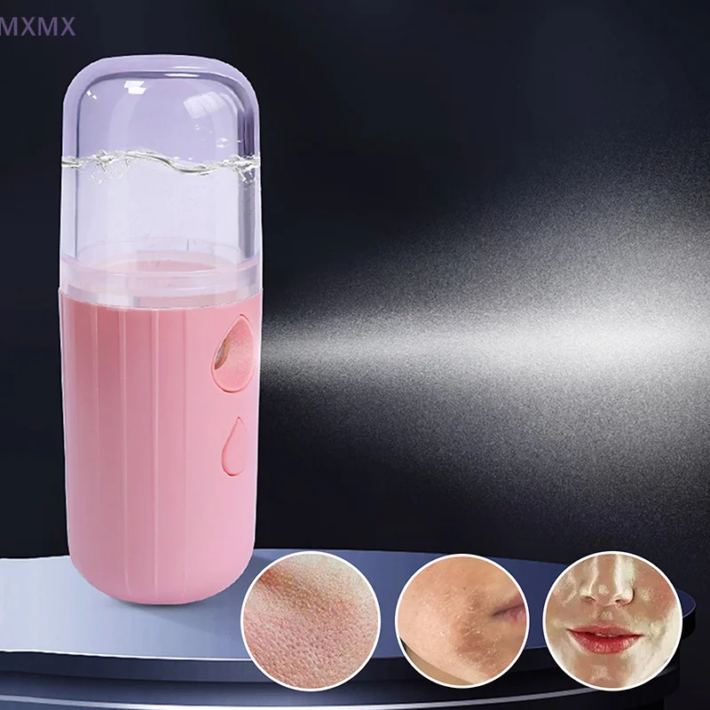 30ML Mini Nano Mist Facial Sprayer Humidifier USB Rechargeable Nebulizer Portable Face Moisturizing Machine Skin Care Tools