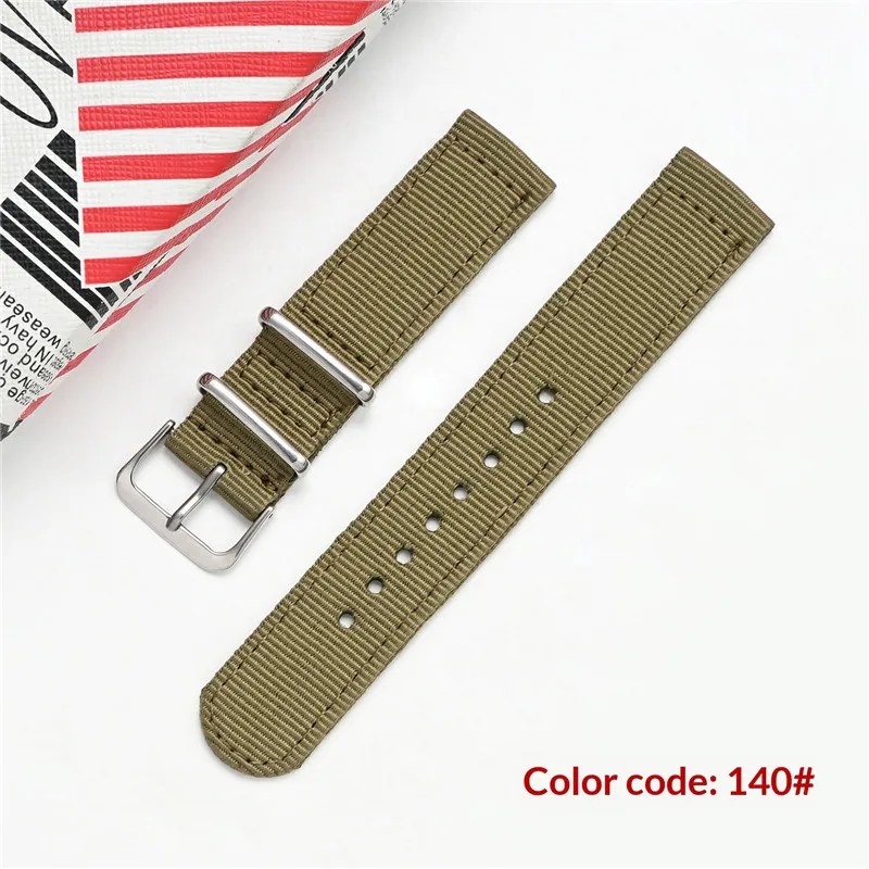 Universal Waterproof Nylon Canvas Watch Band - Premium Sport Strap