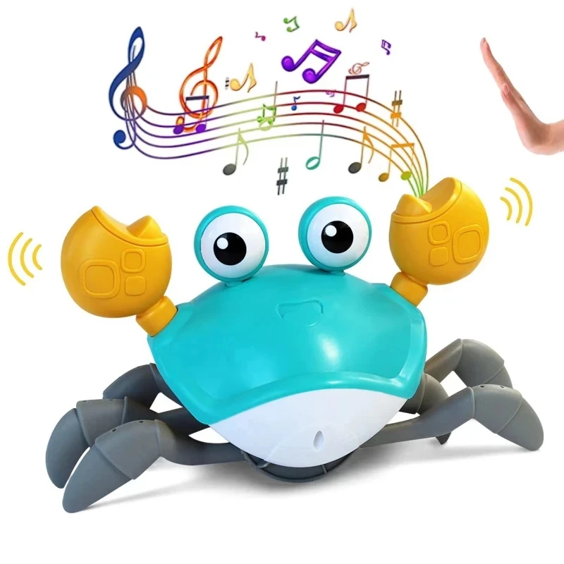 

Children's Induction Escape Crab Octopus Crawl Electronic Pet Toys Baby Music Early Education Toddler Moving Toy Christmas Gift