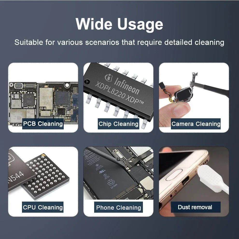 Cleaning Brush BST-82 PBT Fibre For Circuit IC PCB BGA Phone Electric Repairing Motherboard IC Glue Removal Polishing