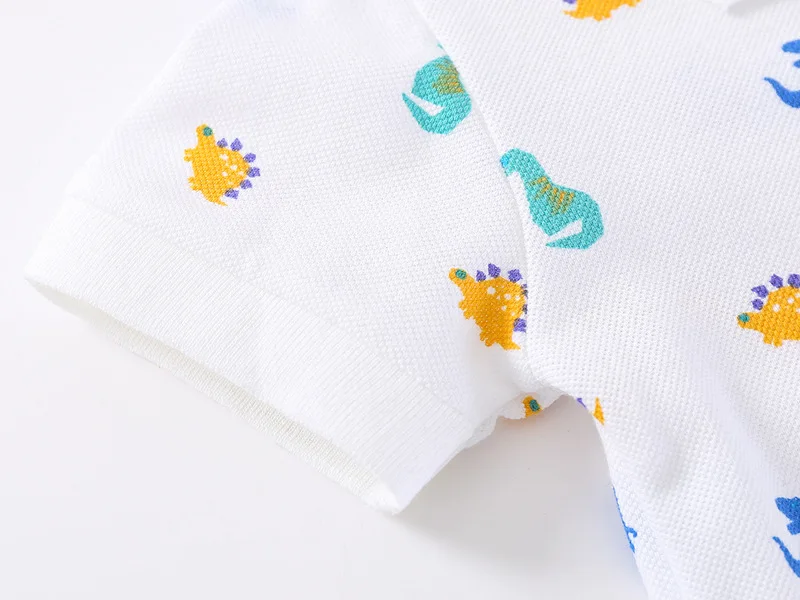 Polo T shirts for Children's Summer Outfit Boys Dinosaur Lion Car Rocket Full Print Short Sleeve Clothes Tops Kids Tees 1 3 5 7Y 23 Polo T shirts for Children's Summer Outfit Boys Dinosaur Lion Car Rocket Full Print Short Sleeve Clothes Tops Kids Tees 1 3 5 7Y