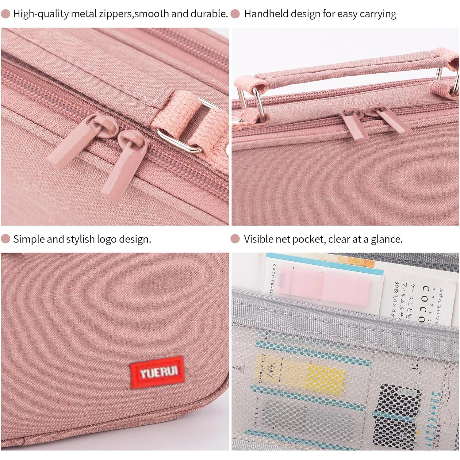 Portable Pencil Case Large Capacity Pencil Bag for student Canvas Multifuncional Korean Box School Supplies Stationery pencil cases,stationery box