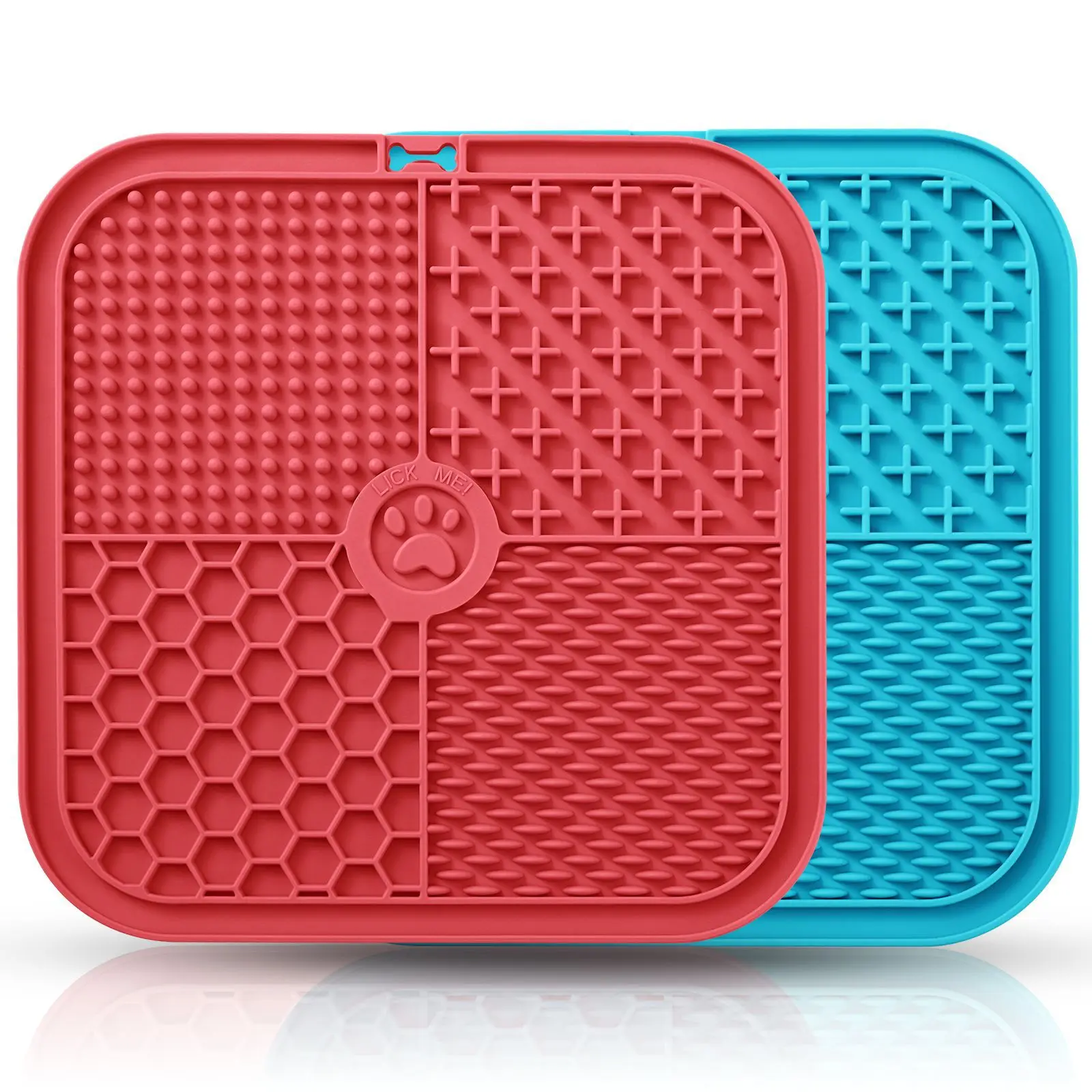 Silicone-Pet-Licking-Mat-With-Suction-Dog-Lick-Pad-Slow-Feeder-Licky ...