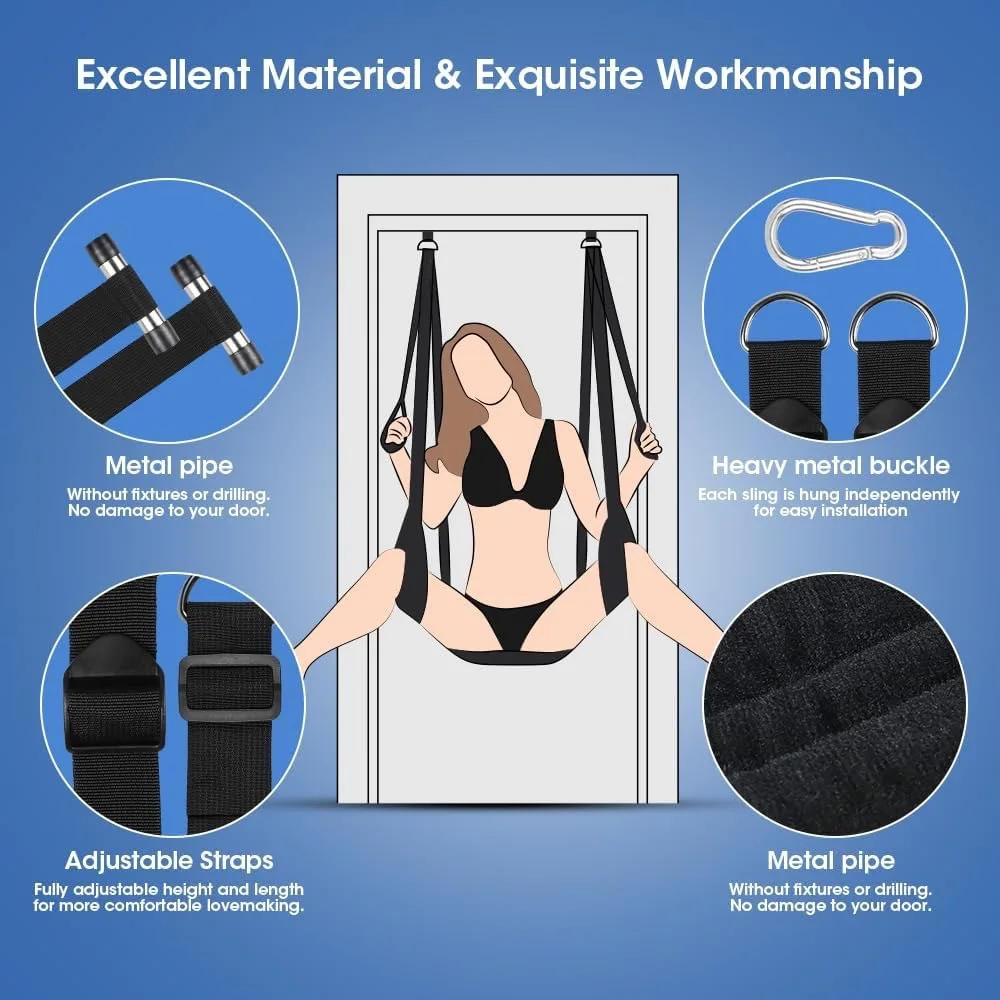 Flirting Kit Door Sex Swing Handcuffs Condole Belt Sframed Sex Swings Toy For Couples BDSM Women's Exotic Sext Adult Toys 18+