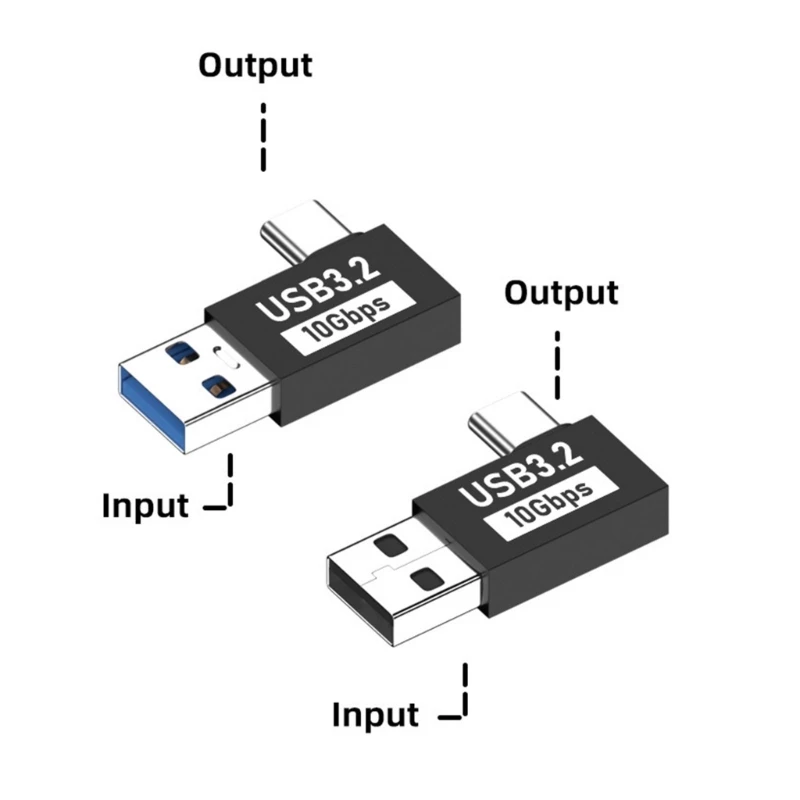 High-Speed USB-C to USB 3.1 Adapter for Fast Charging and 10Gbps Data Transfer