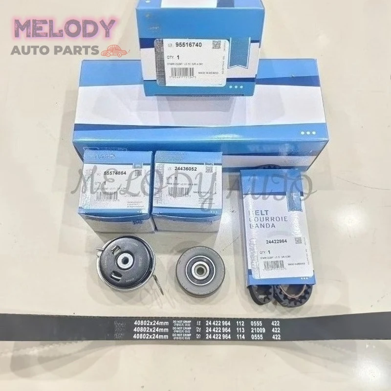 95516740 55574864 24436052 24422964 Engine Timing Tensioner Belt Kit For GM Aveo Cruze Sonic Pontiac G3