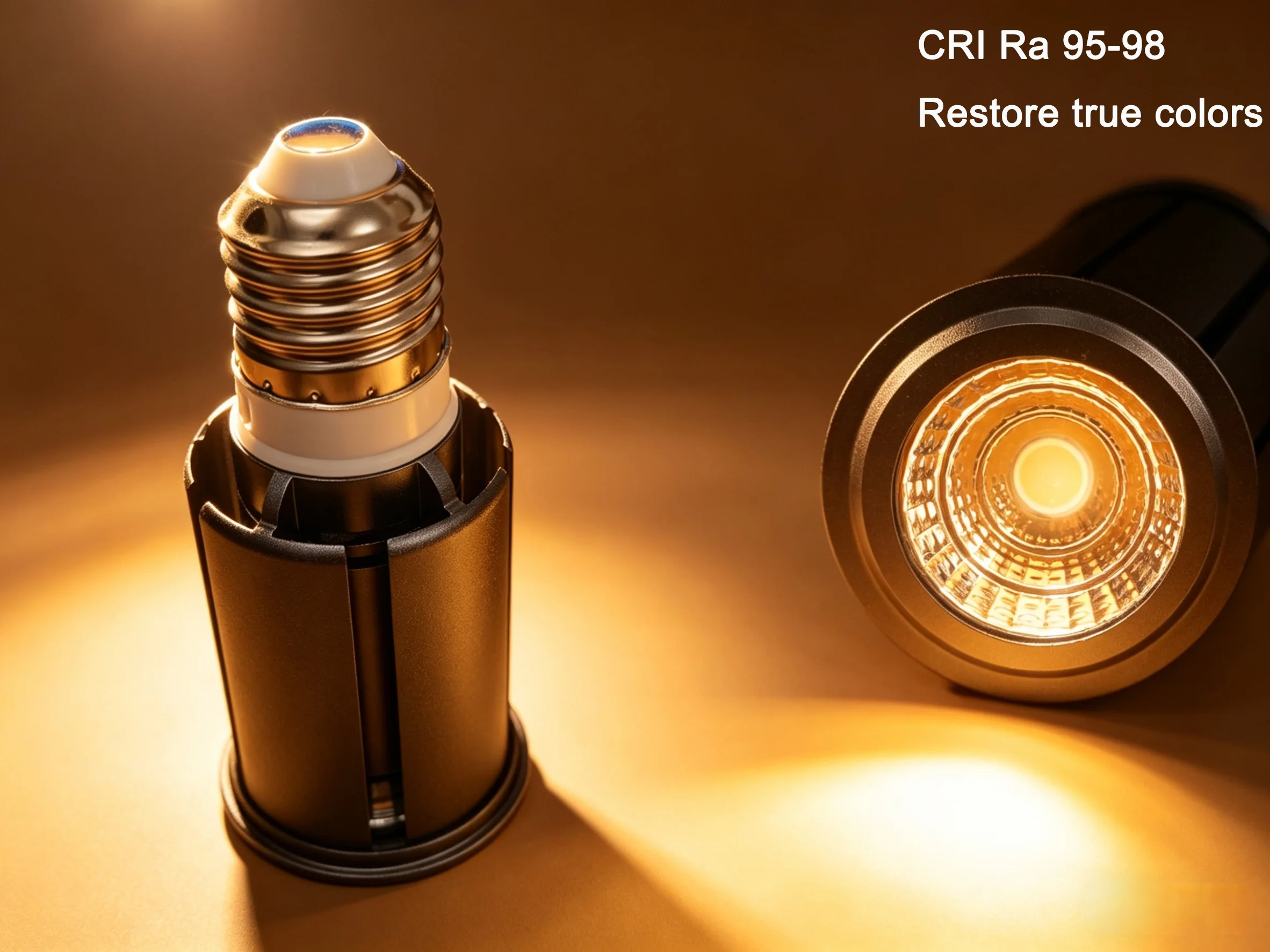 DIY LED U-Home 높은 CRI Ra 95+ 비조광형 9W 15W 1200lm-1500lm COB LED 스포트라이트 LED 전구 주방용 LED 조명 램프
