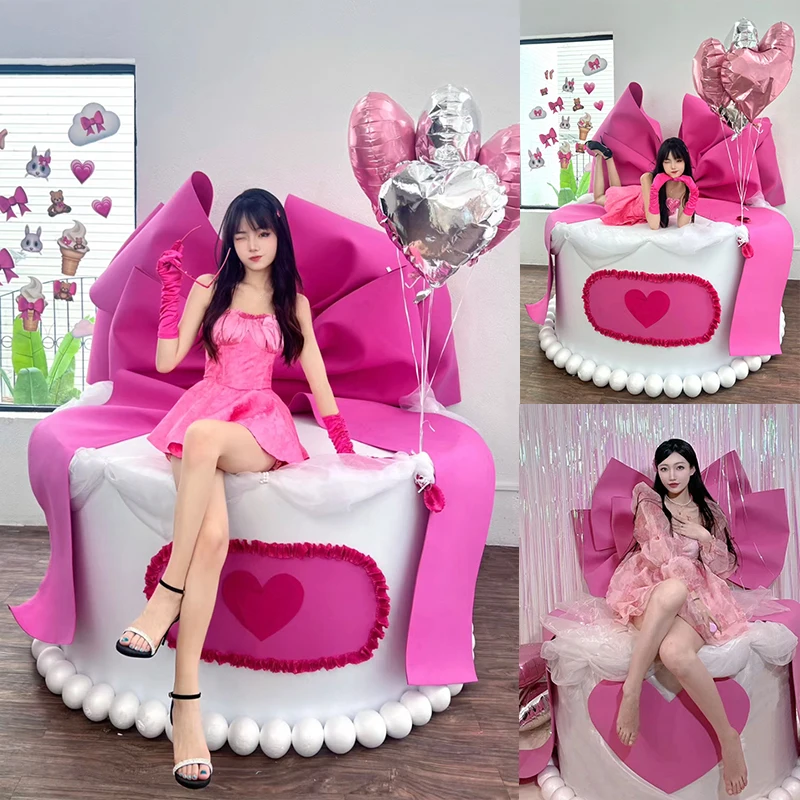 

Decoration Decoration Clock-in Point Activity Shop Decorating Party Internet Celebrity Window Model