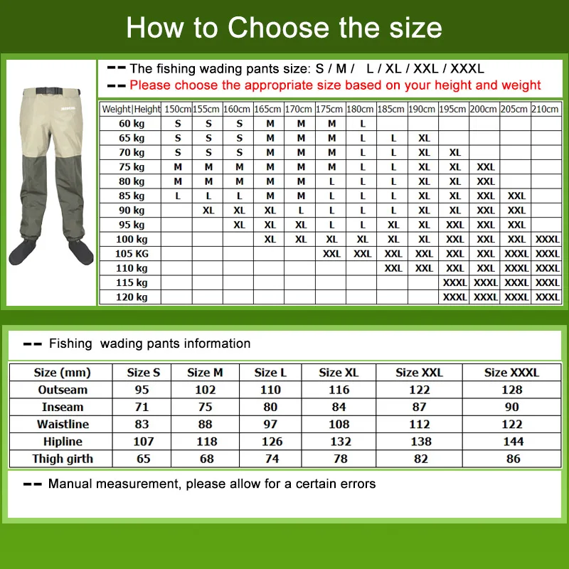 Waterproof Fly Fishing Waders Breathable Wading Pants Fishing Hunting Clothing Chest Overalls Men Women Neoprene Socks Clothes