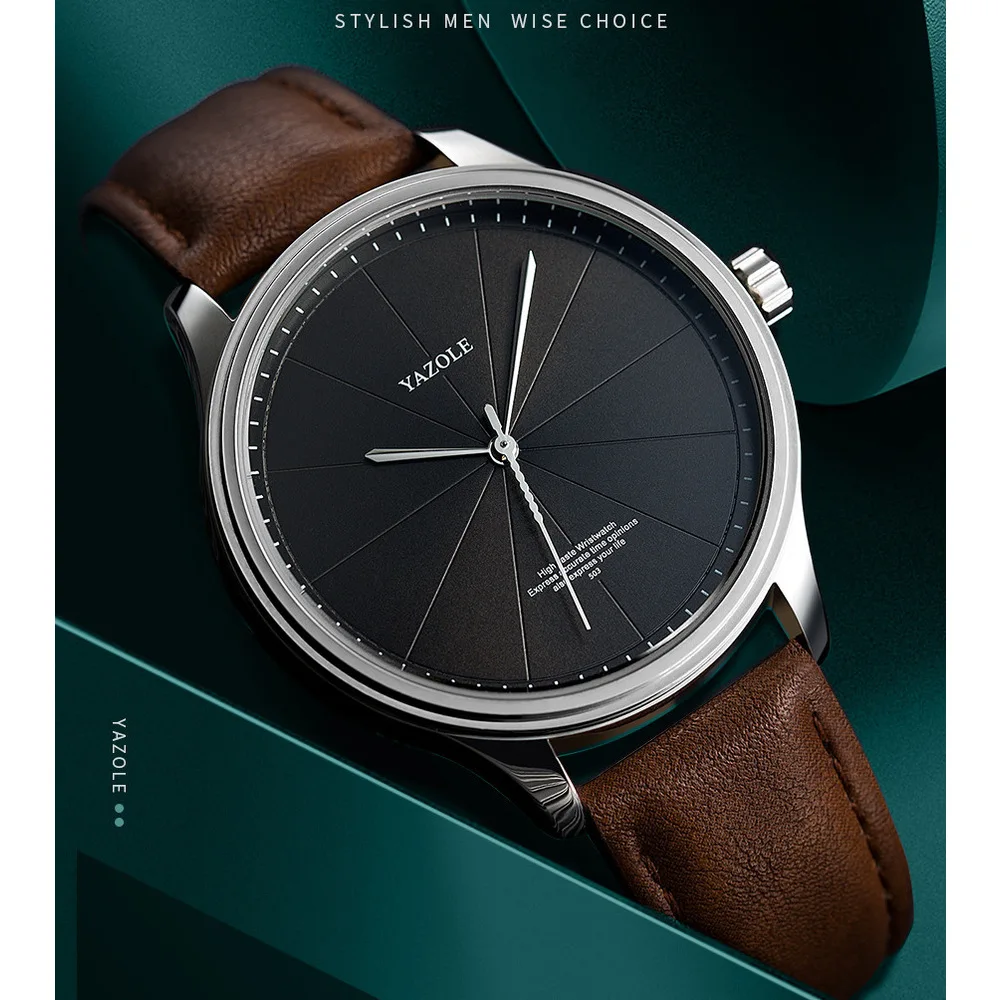 Orologio da uomo al quarzo impermeabile dal design semplice_voghion.com